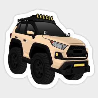 Runner mini Cream Sticker